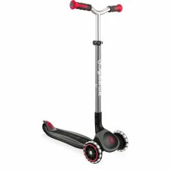 GLOBBER Master Lights, Scooter (schwarz/rot)