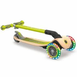 GLOBBER Primo Foldable Lights Mit Holzdeck, Scooter (grün) -Outdoor-Spielzeug Verkäufe GLOBBER Primo Foldable Lights mit Holzdeck Scooter@@1700186 2