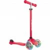 GLOBBER Primo Lights Mit Leuchtrollen, Scooter (rot)