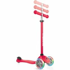 GLOBBER Primo Lights Mit Leuchtrollen, Scooter (rot) -Outdoor-Spielzeug Verkäufe GLOBBER Primo Lights mit Leuchtrollen Scooter@@1700189 3