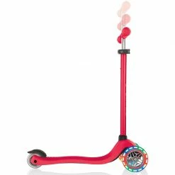 GLOBBER Primo Lights Mit Leuchtrollen, Scooter (rot) -Outdoor-Spielzeug Verkäufe GLOBBER Primo Lights mit Leuchtrollen Scooter@@1700189 4