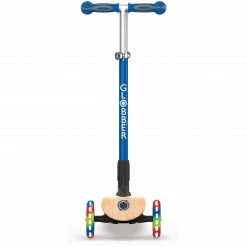 GLOBBER Primo Wood Mit Leuchtrollen, Scooter (blau/holz) -Outdoor-Spielzeug Verkäufe GLOBBER Primo Wood mit Leuchtrollen Scooter@@1so7gp05 3