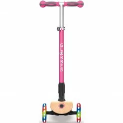 GLOBBER Primo Wood Mit Leuchtrollen, Scooter (pink/holz) -Outdoor-Spielzeug Verkäufe GLOBBER Primo Wood mit Leuchtrollen Scooter@@1so7gp06 2