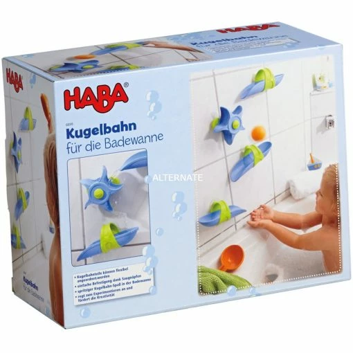 HABA Kugelbahn Badespaß - Wasserstrudel, Wasserspielzeug (blau/hellgrün) -Outdoor-Spielzeug Verkäufe HABA Kugelbahn Badespa Wasserstrudel Wasserspielzeug@@1731840