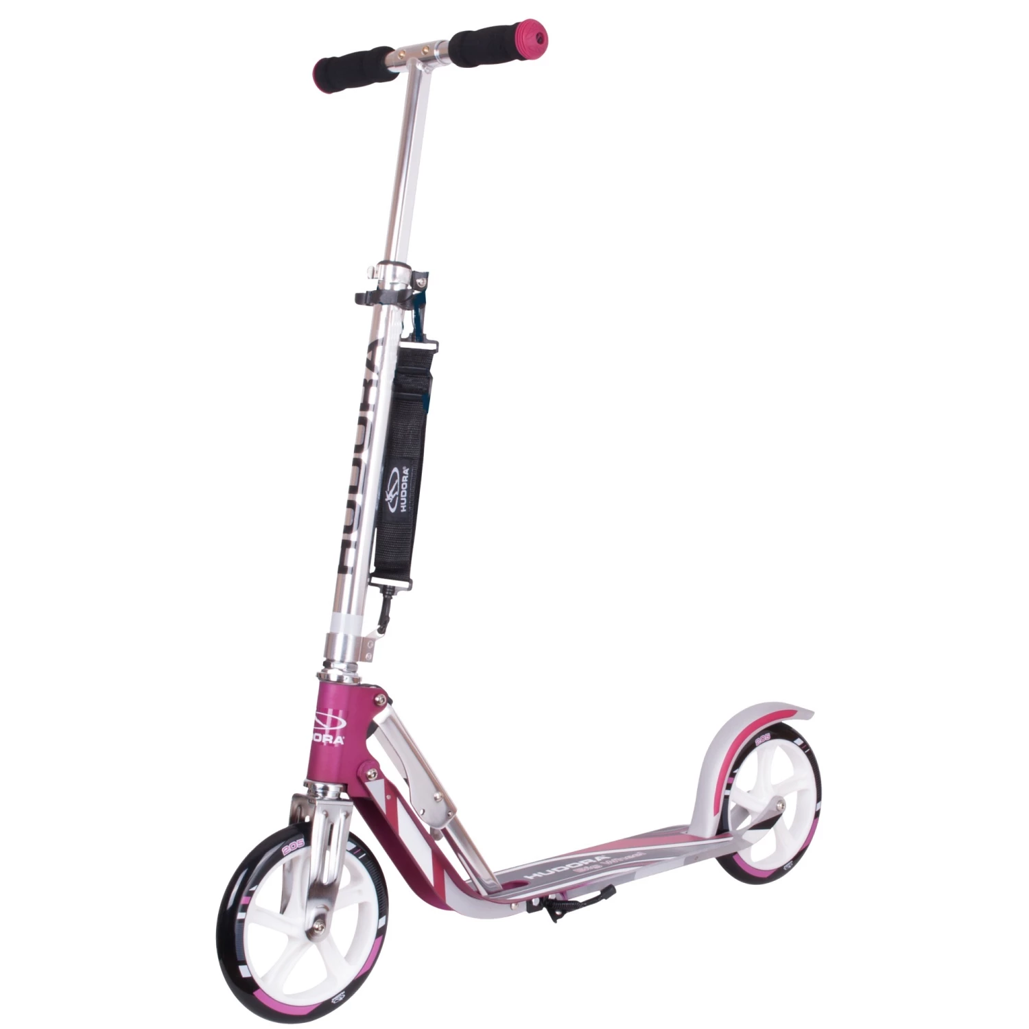 HUDORA BigWheel 205, Scooter (magenta/silber) 1 HUDORA BigWheel 205, Scooter (magenta/silber)
