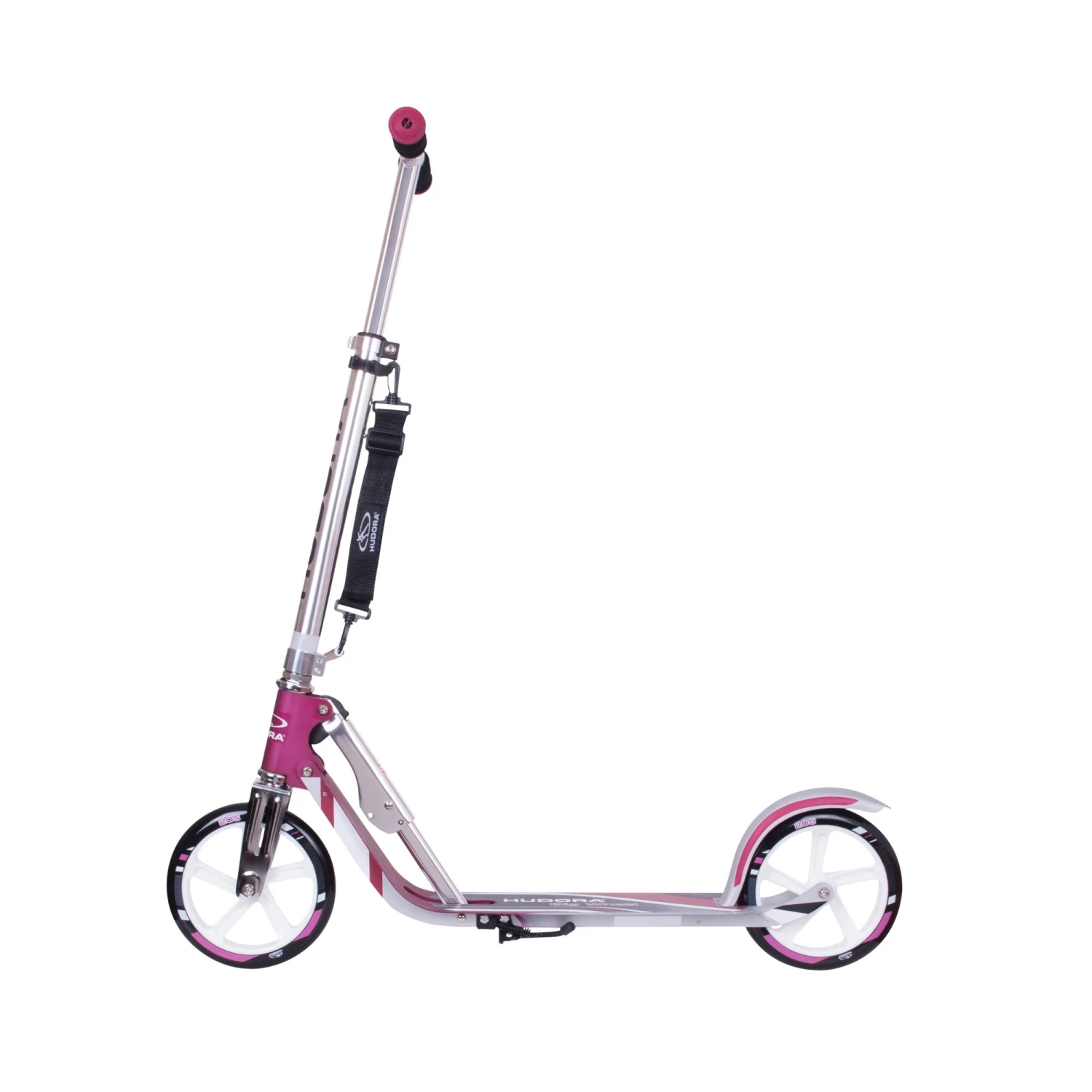 HUDORA BigWheel 205, Scooter (magenta/silber) 2 HUDORA BigWheel 205, Scooter (magenta/silber) – Bild 2