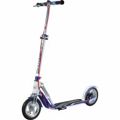 HUDORA BigWheel AIR 205 Dual Brake, Scooter (blau/weiß)