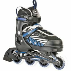 Inline Skates HUDORA Kinderinliner Leon Gr. 29-32, Inline-Skates (schwarz/blau)