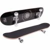 HUDORA Skateboard Columbia Heights . (schwarz/weiß, ABEC 3, Mit Rucksack)