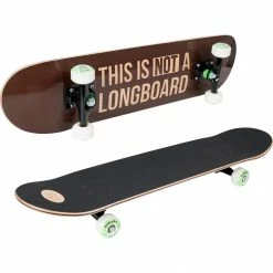 HUDORA Skateboard Harlem (braun, ABEC 7)