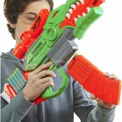 NERF Guns Hasbro Nerf DinoSquad Rex-Rampage, Nerf Gun (grün/orange) -Outdoor-Spielzeug Verkäufe Hasbro Nerf DinoSquad Rex Rampage Nerf Gun@@1716864 5