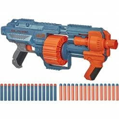 NERF Guns Hasbro Nerf Elite 2.0 Shockwave RD-15, Nerf Gun (blaugrau/orange)