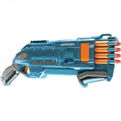 NERF Guns Hasbro Nerf Elite 2.0 Warden DB-8, Nerf Gun (blaugrau/orange)