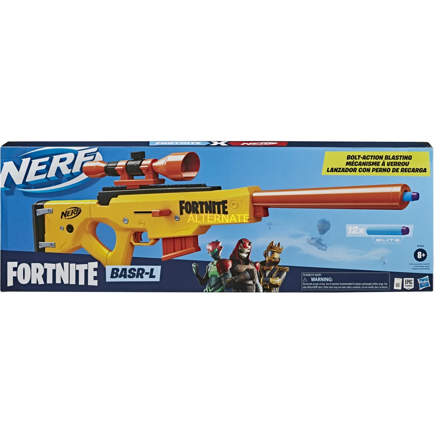 NERF Guns Hasbro Nerf Fortnite BASR-L, Nerf Gun (gelb/orange) 2 NERF Guns Hasbro Nerf Fortnite BASR-L, Nerf Gun (gelb/orange) – Bild 2