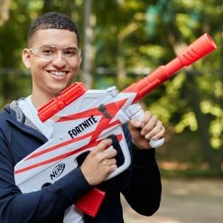 NERF Guns Hasbro Nerf Fortnite B-AR, Nerf Gun (weiß/rot) -Outdoor-Spielzeug Verkäufe Hasbro Nerf Fortnite B AR Nerf Gun@@1771731 4