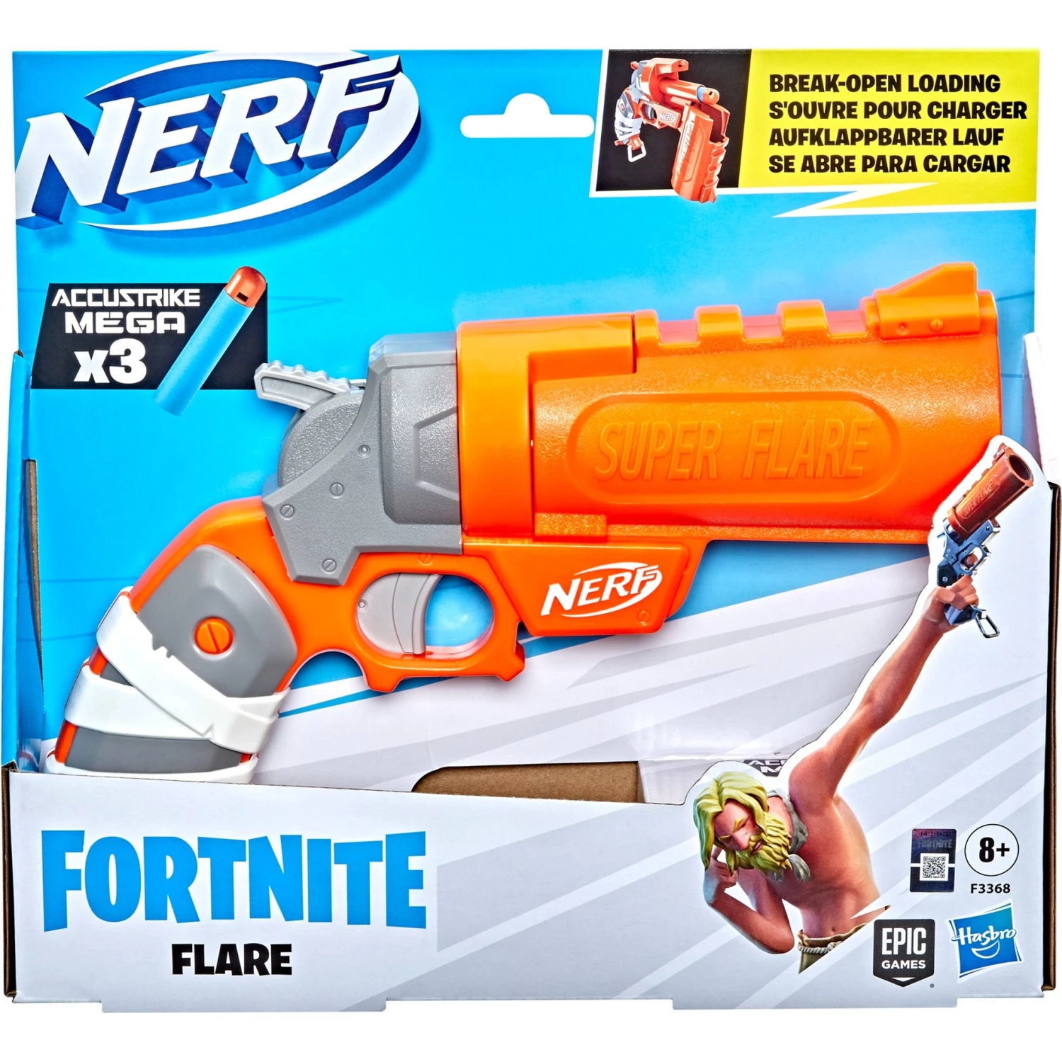 NERF Guns Hasbro Nerf Fortnite Flare, Nerf Gun (orange/grau) 6 NERF Guns Hasbro Nerf Fortnite Flare, Nerf Gun (orange/grau) – Bild 6