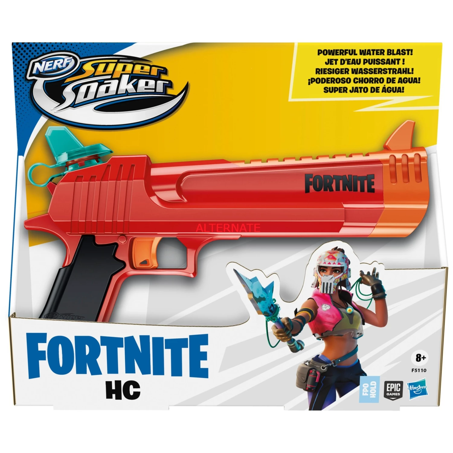 Wasserpistolen Hasbro Nerf Super Soaker Fortnite HC, Wasserpistole (orange) 2 Wasserpistolen Hasbro Nerf Super Soaker Fortnite HC, Wasserpistole (orange) – Bild 2