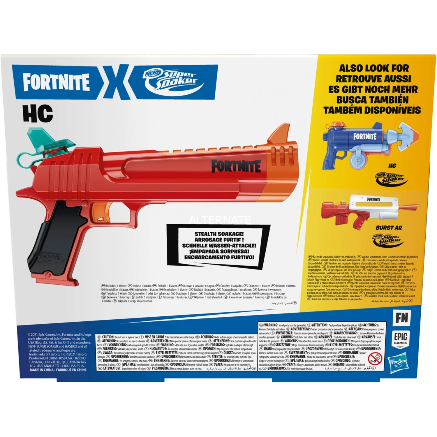 Wasserpistolen Hasbro Nerf Super Soaker Fortnite HC, Wasserpistole (orange) 3 Wasserpistolen Hasbro Nerf Super Soaker Fortnite HC, Wasserpistole (orange) – Bild 3