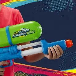 Wasserpistolen Hasbro Nerf Super Soaker XP100, Wasserpistole (hellblau/hellgrün) -Outdoor-Spielzeug Verkäufe Hasbro Nerf Super Soaker XP100 Wasserpistole@@1sshns0t 4