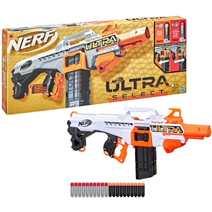 NERF Guns Hasbro Nerf Ultra Select, Nerf Gun (weiß/orange) 1 NERF Guns Hasbro Nerf Ultra Select, Nerf Gun (weiß/orange)