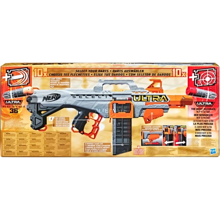NERF Guns Hasbro Nerf Ultra Select, Nerf Gun (weiß/orange) 2 NERF Guns Hasbro Nerf Ultra Select, Nerf Gun (weiß/orange) – Bild 2