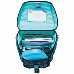 Schulbedarf Herlitz FiloLight Plus Flower Owl, Schulranzen (dunkelblau/hellblau, Inkl. Befülltem 16 Tlg. Schüleretui, Faulenzer Mäppchen, Sportbeutel) -Outdoor-Spielzeug Verkäufe Herlitz FiloLight Plus Flower Owl Schulranzen@@1815466 5