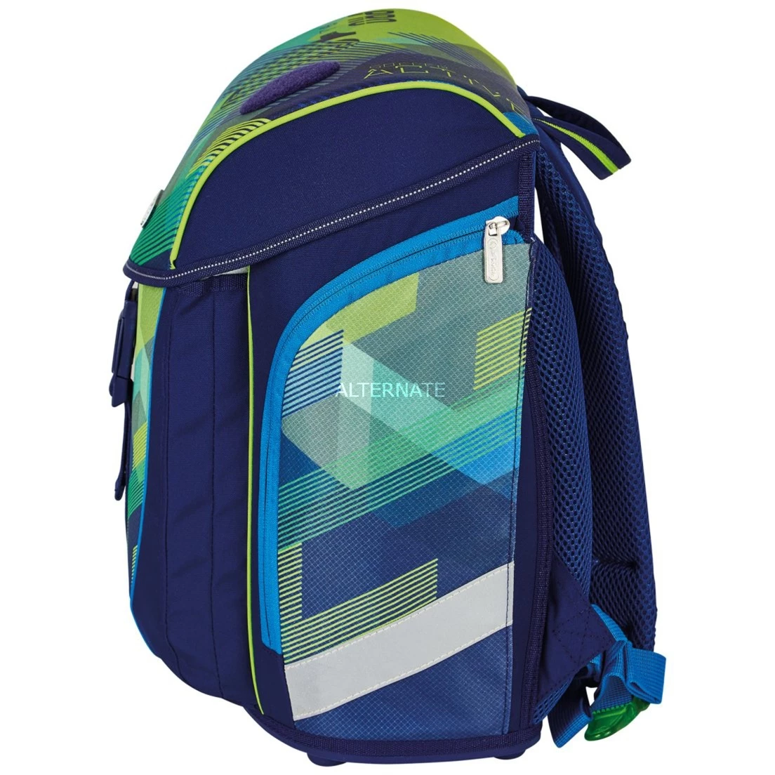 Schulbedarf Herlitz FiloLight Plus Green Goal, Schulranzen (blau/grün, Inkl. Befülltem 16 Tlg. Schüleretui, Faulenzer Mäppchen, Sportbeutel) 6 Schulbedarf Herlitz FiloLight Plus Green Goal, Schulranzen (blau/grün, Inkl. Befülltem 16 Tlg. Schüleretui, Faulenzer Mäppchen, Sportbeutel) – Bild 6