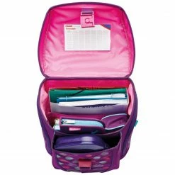 Schulbedarf Herlitz FiloLight Plus Sea Bubbles, Schulranzen (dunkelblau/violett, Inkl. Befülltem 16 Tlg. Schüleretui, Faulenzer Mäppchen, Sportbeutel) -Outdoor-Spielzeug Verkäufe Herlitz FiloLight Plus Sea Bubbles Schulranzen@@1815473 4