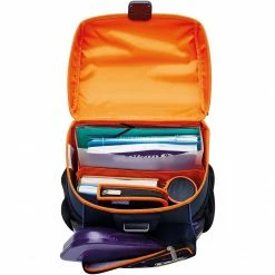 Schulbedarf Herlitz Loop Plus Galaxy Game, Schulranzen (dunkelblau/orange, Inkl. 16 Tlg. Schüleretui, Faulenzermäppchen, Sportbeutel) -Outdoor-Spielzeug Verkäufe Herlitz Loop Plus Galaxy Game Schulranzen@@1813562 4