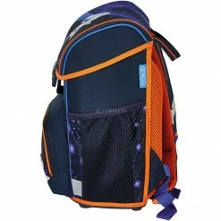 Schulbedarf Herlitz Loop Plus Galaxy Game, Schulranzen (dunkelblau/orange, Inkl. 16 Tlg. Schüleretui, Faulenzermäppchen, Sportbeutel) -Outdoor-Spielzeug Verkäufe Herlitz Loop Plus Galaxy Game Schulranzen@@1813562 5