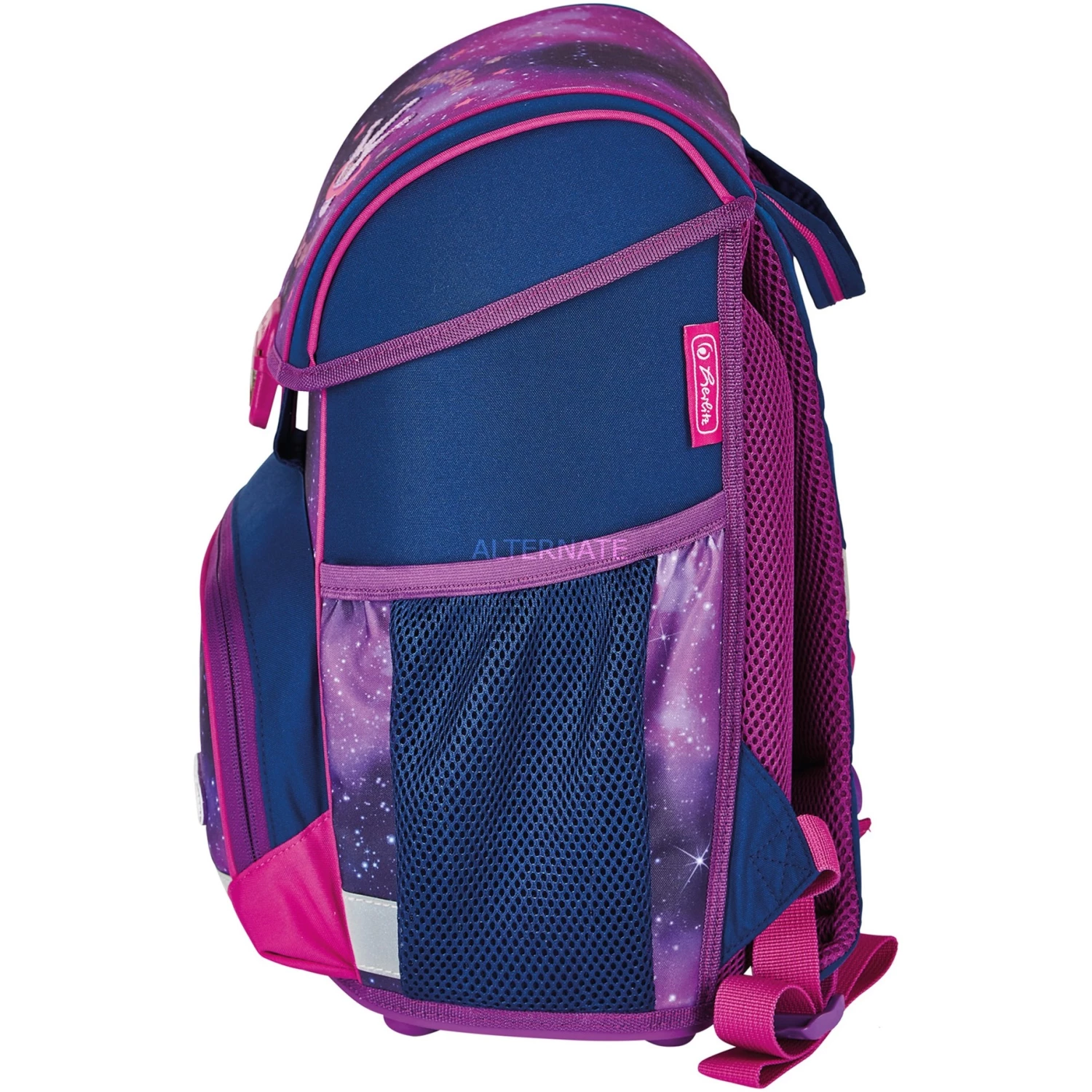 Schulbedarf Herlitz Loop Plus Galaxy Princess, Schulranzen (lila, Inkl. 16 Tlg. Schüleretui, Faulenzermäppchen, Sportbeutel) 6 Schulbedarf Herlitz Loop Plus Galaxy Princess, Schulranzen (lila, Inkl. 16 Tlg. Schüleretui, Faulenzermäppchen, Sportbeutel) – Bild 6