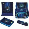 Schulbedarf Herlitz Loop Plus Soccer, Schulranzen (blau, Inkl. 16 Tlg. Schüleretui, Faulenzermäppchen, Sportbeutel)