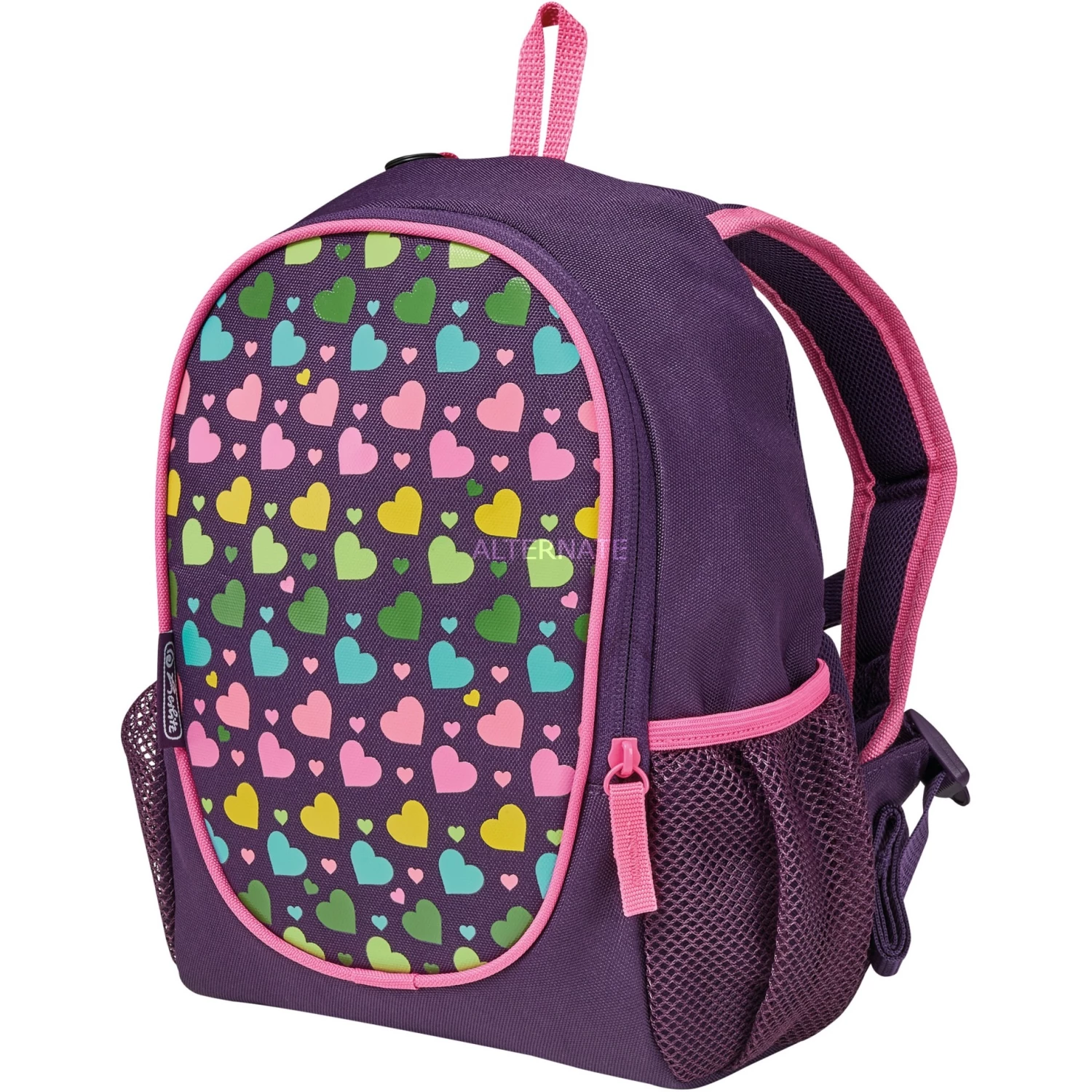 Kinderrucksäcke Herlitz Rookie Rainbow Heart, Rucksack (lila/rosa) 1 Kinderrucksäcke Herlitz Rookie Rainbow Heart, Rucksack (lila/rosa)