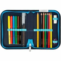 Schulbedarf Herlitz SoftLight Plus Space Boy, Schulranzen (dunkelblau/hellblau, Inkl. Befülltem 16 Tlg. Schüleretui, Faulenzermäppchen, Sportbeutel) -Outdoor-Spielzeug Verkäufe Herlitz SoftLight Plus Space Boy Schulranzen@@1815458 5