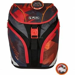 Schulbedarf Herlitz SoftLight Plus Sports, Schulranzen (schwarz/rot, Inkl. Befülltem 16 Tlg. Schüleretui, Faulenzermäppchen, Sportbeutel) -Outdoor-Spielzeug Verkäufe Herlitz SoftLight Plus Sports Schulranzen@@1815453 2