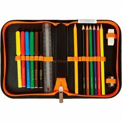 Schulbedarf Herlitz UltraLight Plus Mechanic, Schulranzen (schwarz/orange, Inkl. 16 Tlg. Schüleretui, Faulenzermäppchen, Sportbeutel) -Outdoor-Spielzeug Verkäufe Herlitz UltraLight Plus Mechanic Schulranzen@@1815524 5