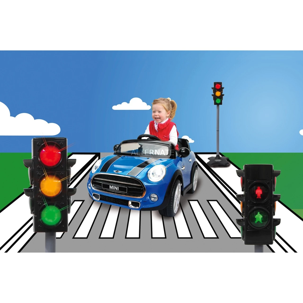 Gartenspielgeräte Jamara Ampelanlage-Grand, Verkehrszeichen 5 Gartenspielgeräte Jamara Ampelanlage-Grand, Verkehrszeichen – Bild 5