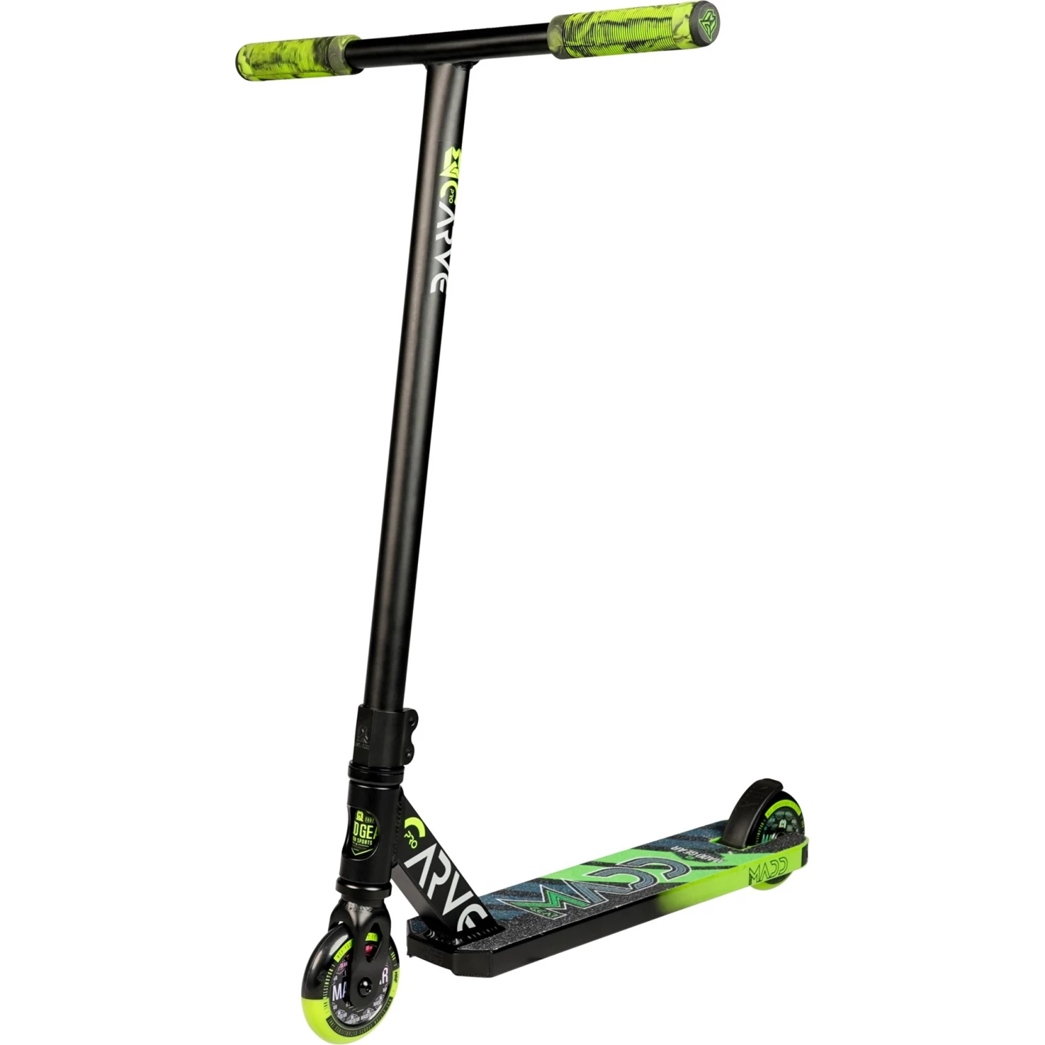 MADD GEAR Carve Pro-X, Scooter (schwarz/grün, Stuntscooter) 1 MADD GEAR Carve Pro-X, Scooter (schwarz/grün, Stuntscooter)