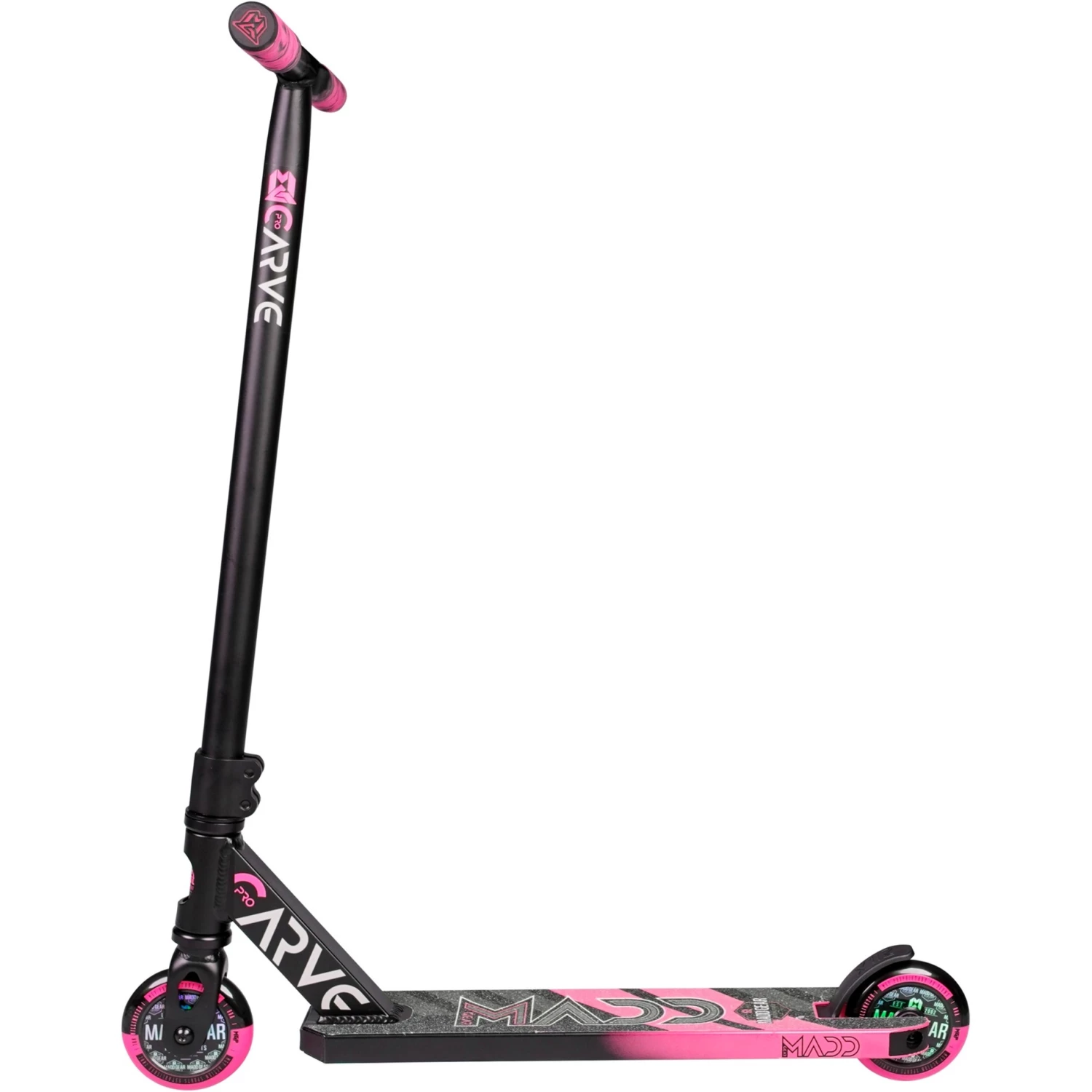 MADD GEAR Carve Pro-X, Scooter (schwarz/pink, Stuntscooter) 2 MADD GEAR Carve Pro-X, Scooter (schwarz/pink, Stuntscooter) – Bild 2