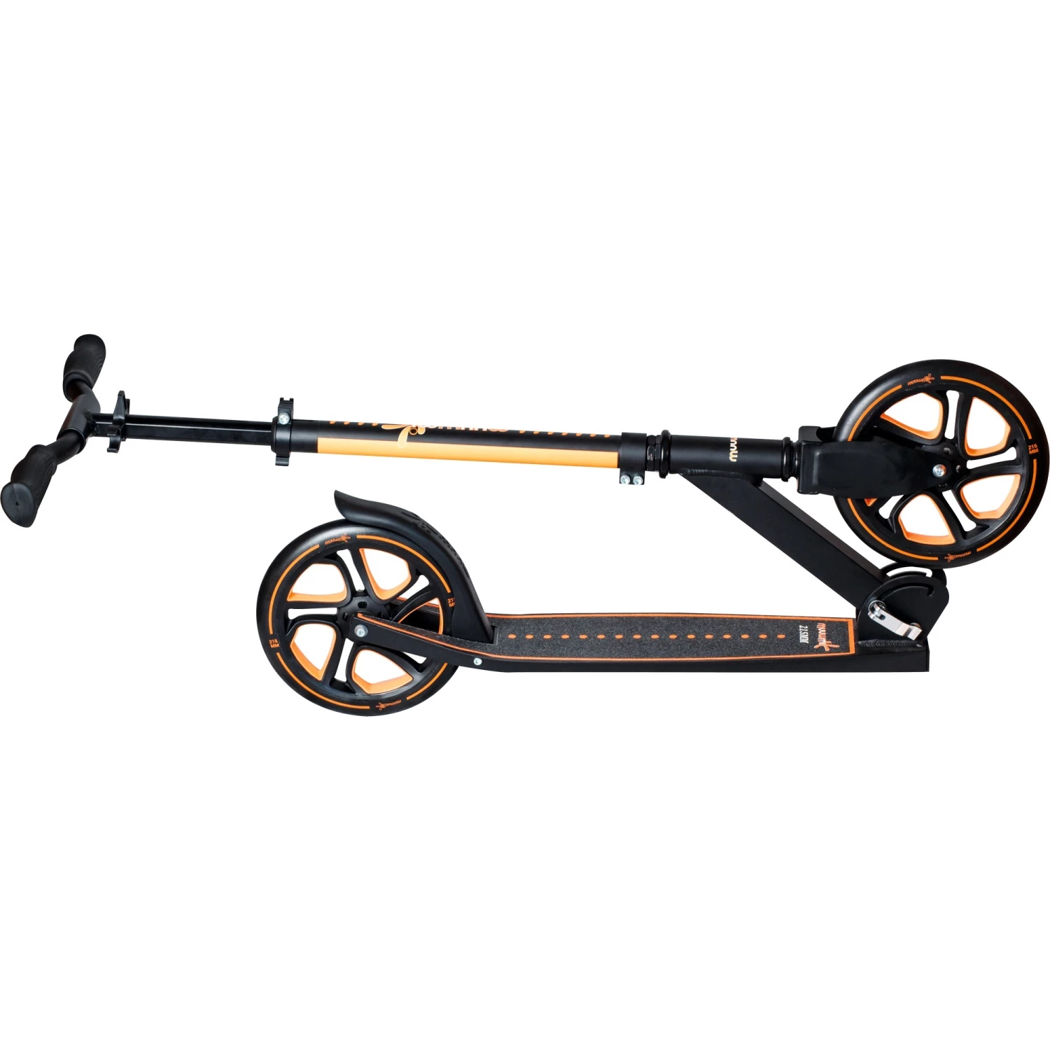 Muuwmi Aluminium Scooter Pro 215 Mm (schwarz/orange) 2 Muuwmi Aluminium Scooter Pro 215 Mm (schwarz/orange) – Bild 2