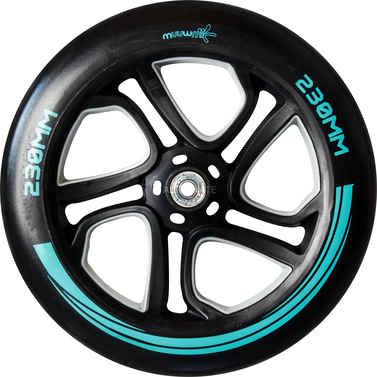 Muuwmi Aluminium Scooter Pro 230/205 Mm (schwarz/türkis) 5 Muuwmi Aluminium Scooter Pro 230/205 Mm (schwarz/türkis) – Bild 5
