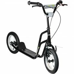 Muuwmi Fun Air 12 Zoll, Scooter (schwarz)