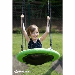 Gartenspielgeräte Schildkröt Nestschaukel Ø 60cm, Gartenspielgerät (grün/schwarz) -Outdoor-Spielzeug Verkäufe Schildkr t Nestschaukel 60cm Gartenspielger t@@1826891 3