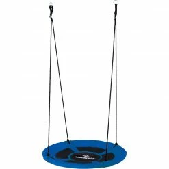 Gartenspielgeräte Schildkröt Nestschaukel Ø 90cm, Gartenspielgerät (blau/schwarz)