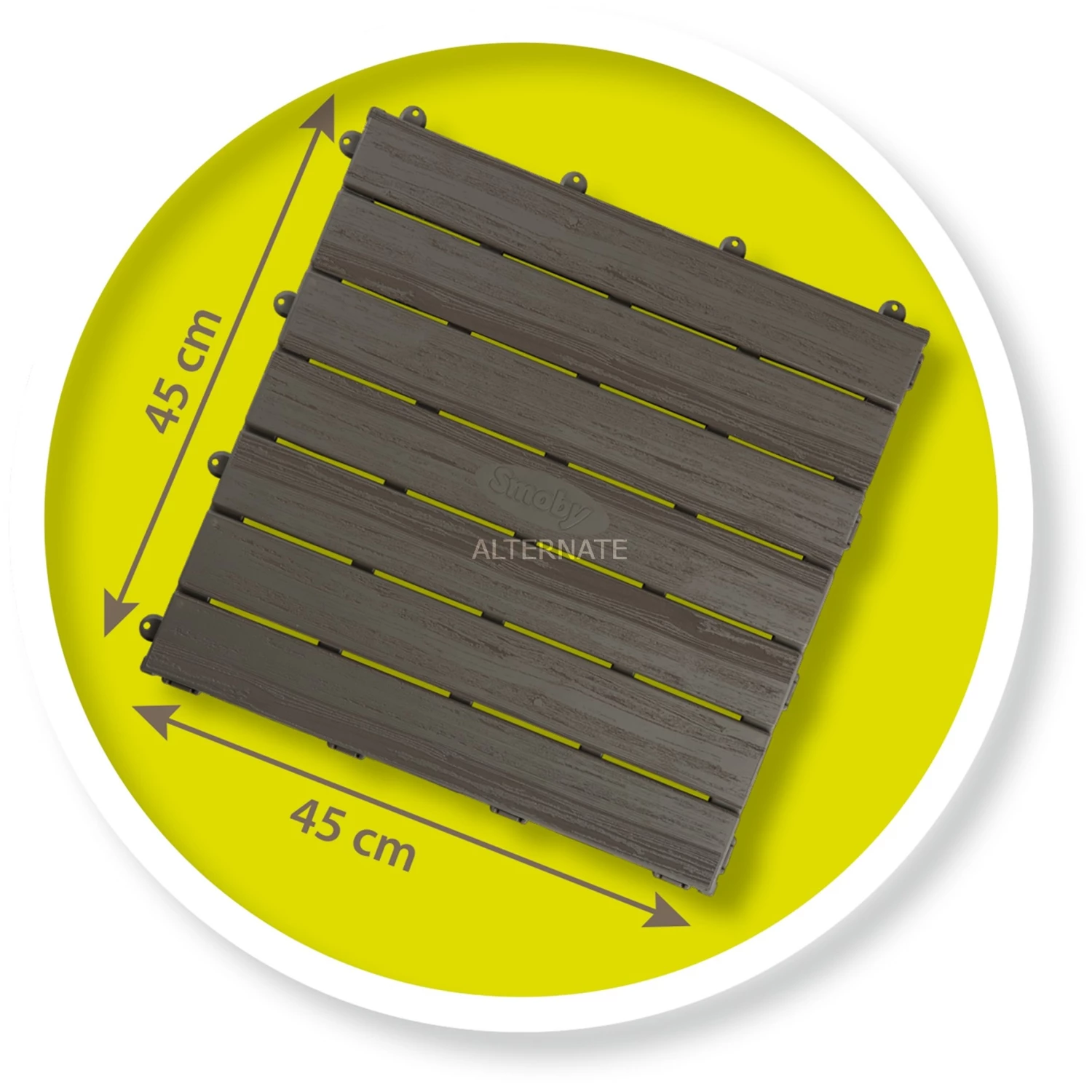 Gartenspielgeräte Smoby Bodenplatten-Set Mit Klicksystem, Gartenspielgerät (6 Platten) 3 Gartenspielgeräte Smoby Bodenplatten-Set Mit Klicksystem, Gartenspielgerät (6 Platten) – Bild 3