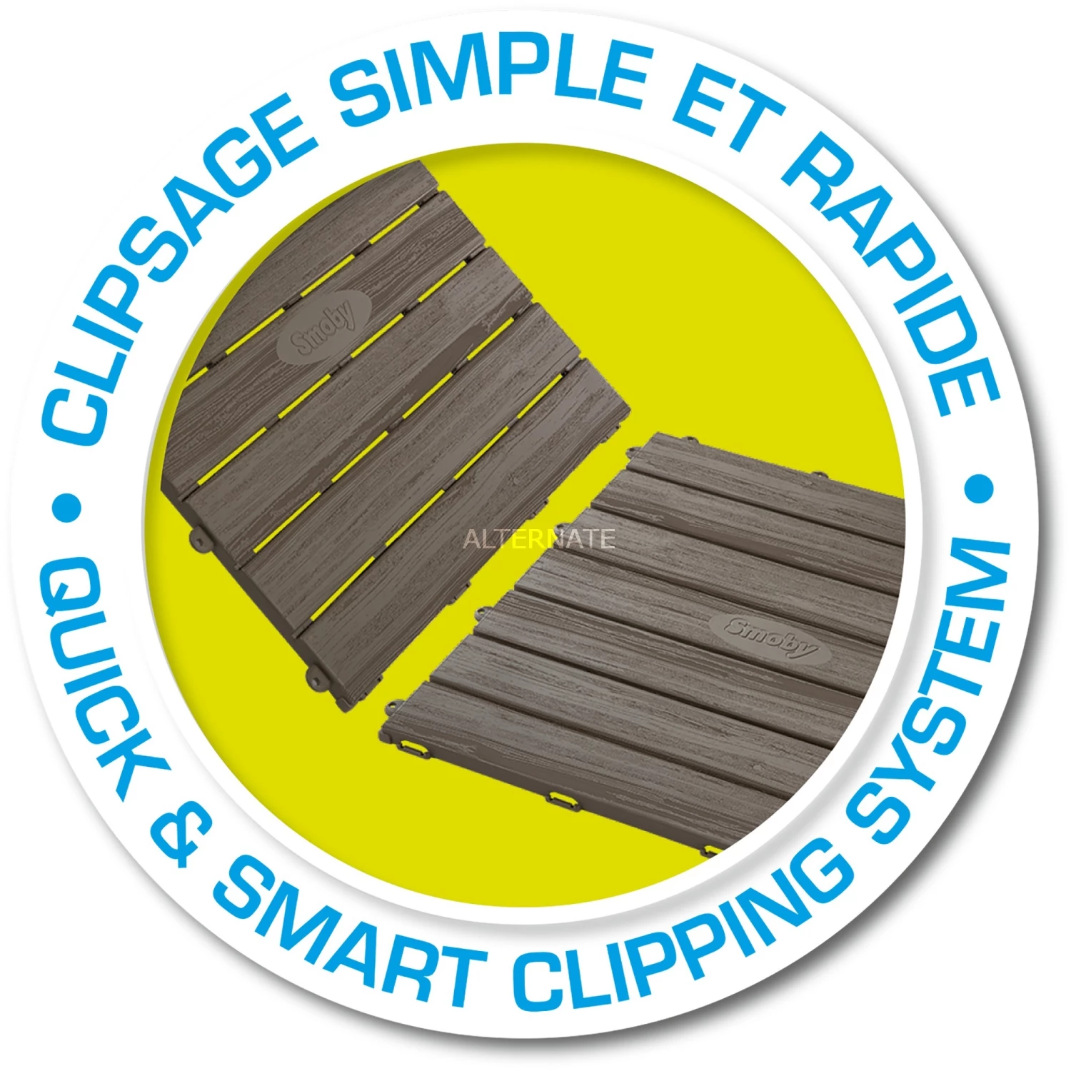 Gartenspielgeräte Smoby Bodenplatten-Set Mit Klicksystem, Gartenspielgerät (6 Platten) 5 Gartenspielgeräte Smoby Bodenplatten-Set Mit Klicksystem, Gartenspielgerät (6 Platten) – Bild 5