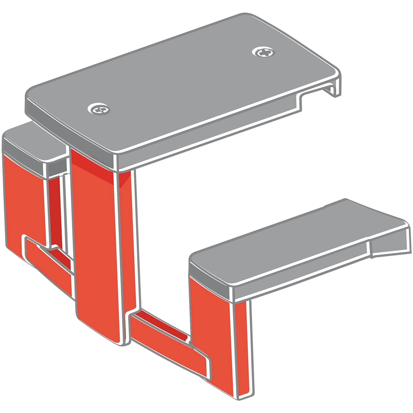 Gartenspielgeräte Smoby Picknicktisch, Gartenspielgerät (rot/grau, Zubehör Für Smoby Spielhäuser) 2 Gartenspielgeräte Smoby Picknicktisch, Gartenspielgerät (rot/grau, Zubehör Für Smoby Spielhäuser) – Bild 2