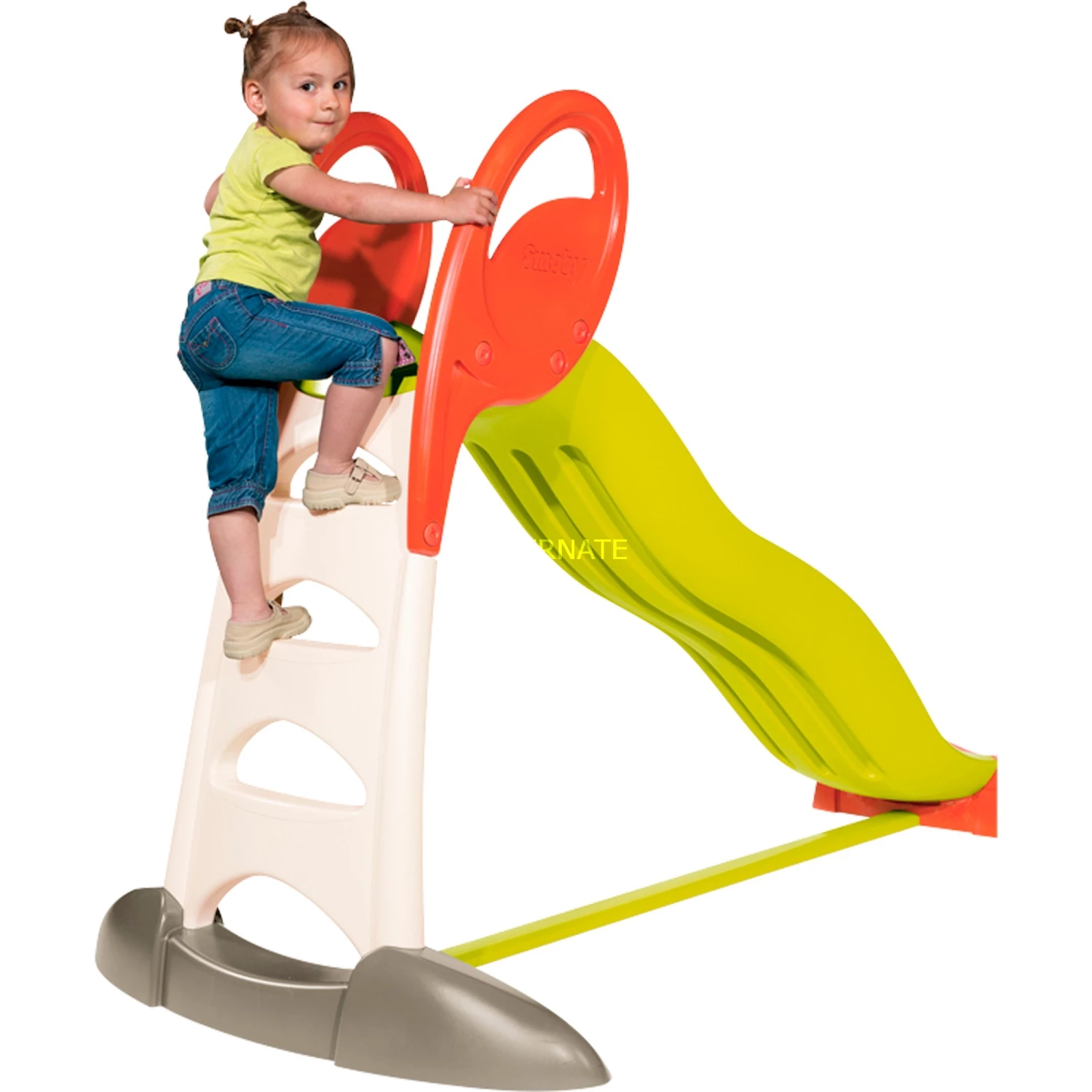 Gartenspielgeräte Smoby XL Doppel-Wellen-Rutsche (limette/rot, Mit Anschluss Für Den Gartenschlauch) 2 Gartenspielgeräte Smoby XL Doppel-Wellen-Rutsche (limette/rot, Mit Anschluss Für Den Gartenschlauch) – Bild 2