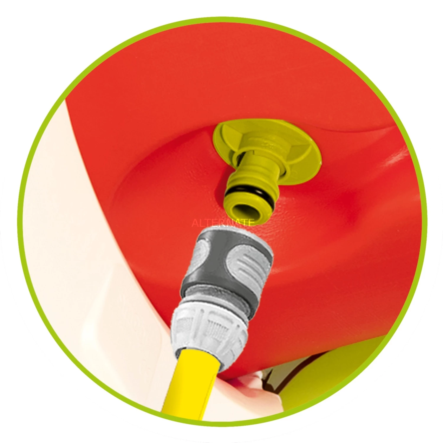 Gartenspielgeräte Smoby XL Doppel-Wellen-Rutsche (limette/rot, Mit Anschluss Für Den Gartenschlauch) 4 Gartenspielgeräte Smoby XL Doppel-Wellen-Rutsche (limette/rot, Mit Anschluss Für Den Gartenschlauch) – Bild 4